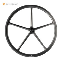 700C/29er Gravel XC Rueda de carbono de 5 radios 28mm de ancho para freno de disco de carretera